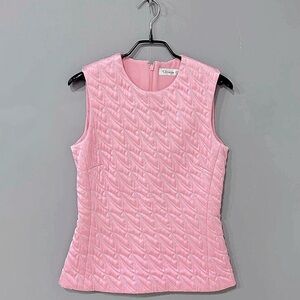 🚩steal authentic Dior Pink Quilted Tank Top
